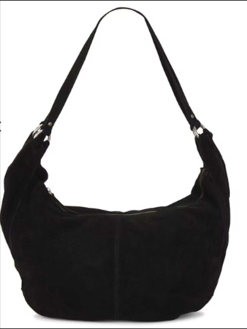 Roma Suede Tote Color: Black